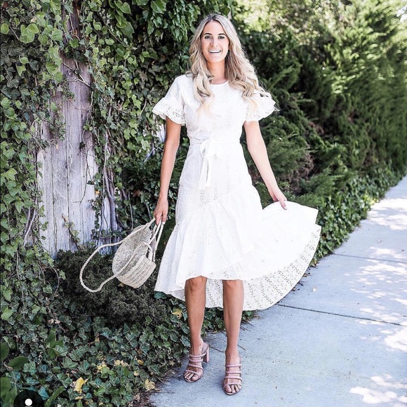 NWT Rachel Parcell June Eyelet Dress - Picture 7 of 8